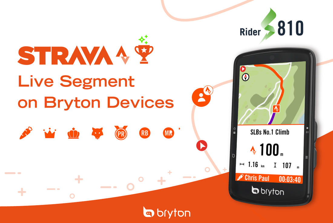 Strava Live Segments on Bryton Devices
