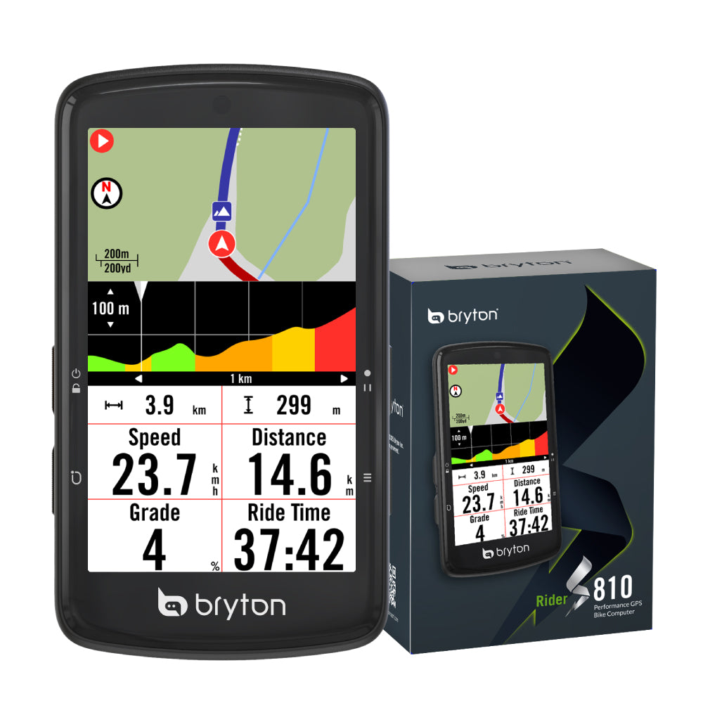 ブライトン Rider S810 E GPSナビ サイクルコンピューター Bryton Rider S810 – Bryton Global Official